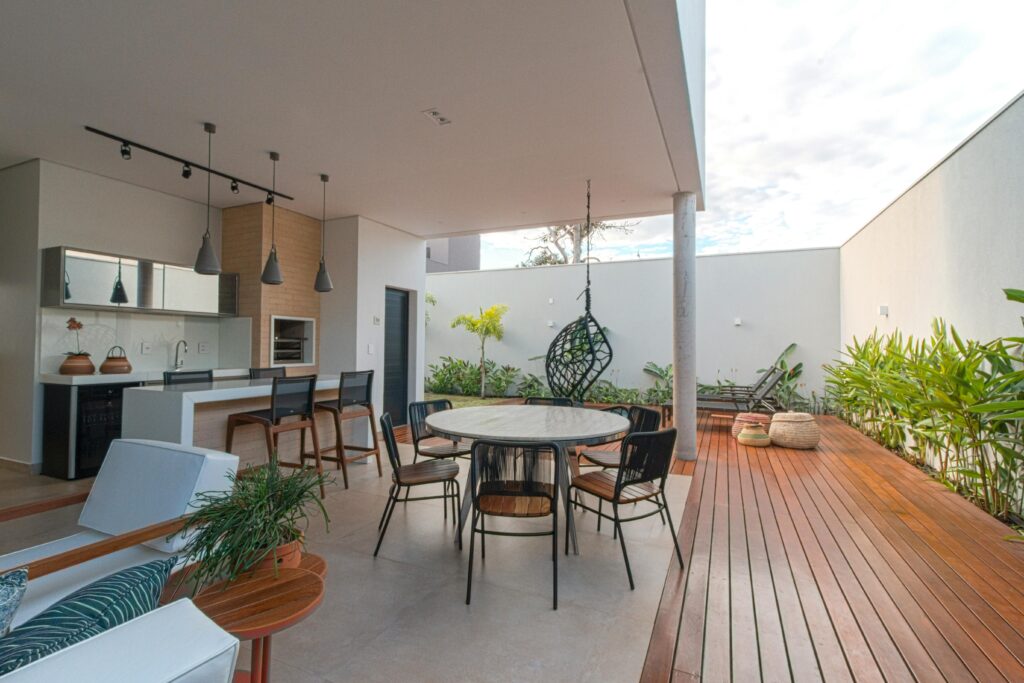 outdoor living space
